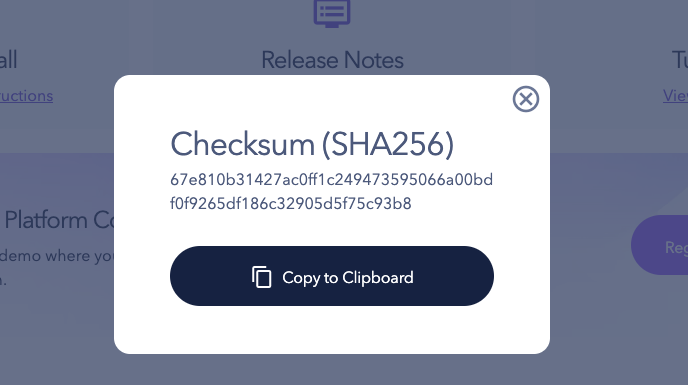 download checksum copy
