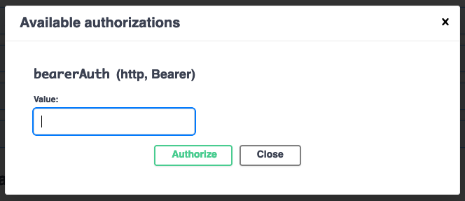 Azul Metadata API Authorize, step 2