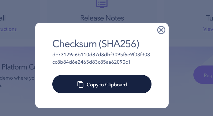 download checksum copy macos